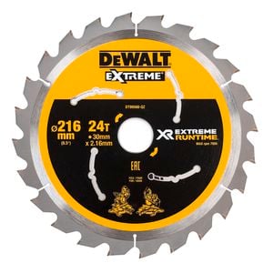 DeWALT 216mm 24T CSB Circular Saw Blade