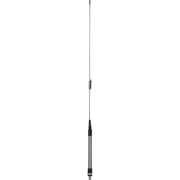 GME UHF CB Stainless Steel Whip Eleveated Feed 6.6dBi Antenna 78cm Black