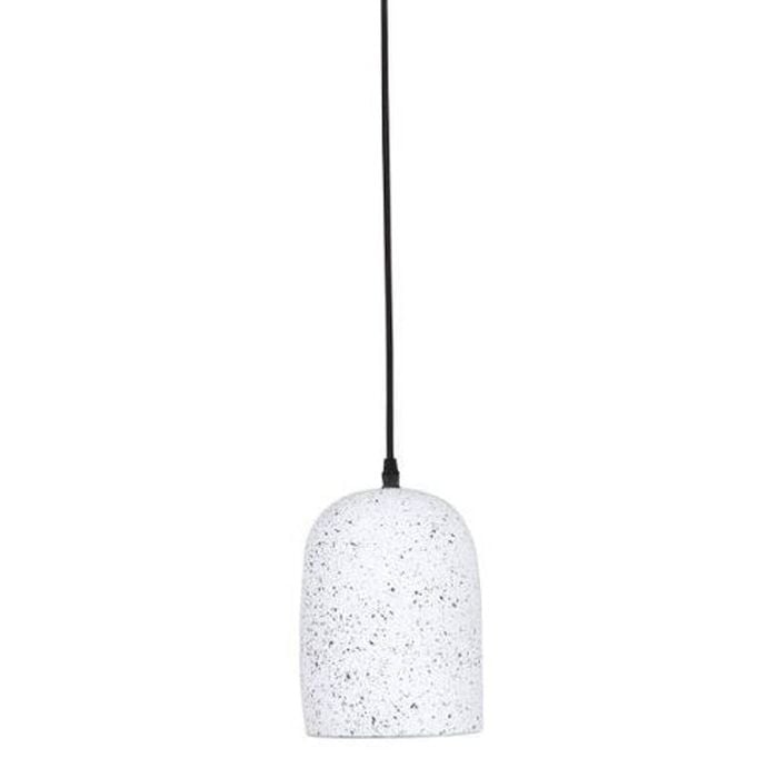 White Terrazzo Style 20CM Concrete Pendant