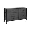 Levede 5 Drawer Storage Cabinet Drawers Grey