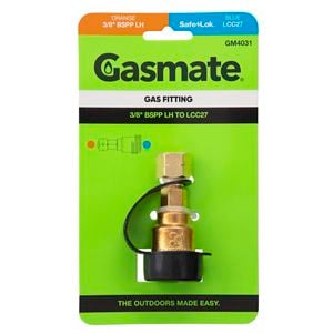 Gasmate Tap Adaptor - 1-20 UNEF to 3/8 BSPP LH