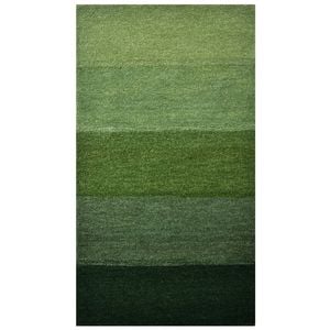 Handmade Gabbeh Wool Rug-128- SAGE GREEN-80x150cm