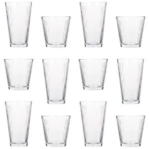 LAV 12pc Nora Highball Glasses & Tumblers Set
