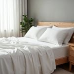 Royal Comfort 2000 Thread Count Bamboo Cooling Sheet Set Queen White