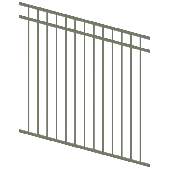 ProtectorAl 350 - 1200 x 1200mm Pale Eucalypt Raked Up to 15º DTR All Up Pool Fence Panel