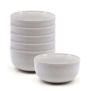 Salt & Pepper Relic Breakfast Bowls 14 x 7cm - Set of 6 - Mist