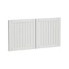 Kaboodle 1000mm Sesame Salt Country Fridge Cabinet Doors - 2 Pack