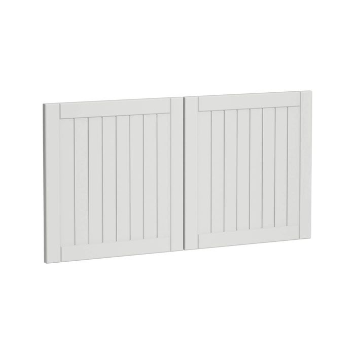 Kaboodle 1000mm Sesame Salt Country Fridge Cabinet Doors - 2 Pack