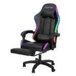 Artiss Gaming Chair LED Black