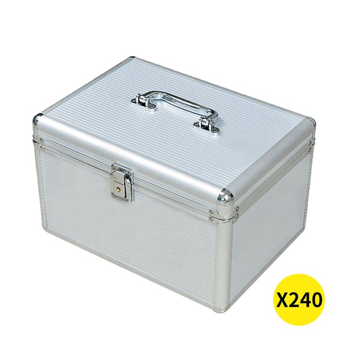 Manan Lockable Aluminium Cd Dvd Case 240 Disc