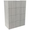 Lugna 1024 x 750 x 380mm Mist Ready To Assemble 4 Drawer Unit