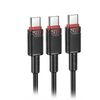[3 Pack] Borofone 60W 1M PD Type C to Type C Fast Charging Charger Cable Cord