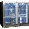 Schmick Stainless Glass 2-Door Bar Fridge - SK246-HD