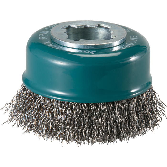 Makita X-LOCK 75mm Crimped Steel Cup Brush