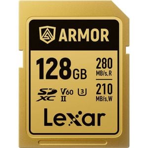 Lexar Professional ARMOR Gold Pro SDXC UHS-II Card - 128GB