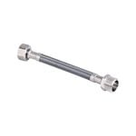 EnduraSeal 150mm Silver Premium Flexible Braided Extension Water Connector - 2 Pack