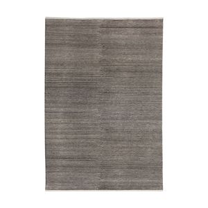Colorscope boheme ribbed contemporary indoor yarn rug charcoal 250x300cm