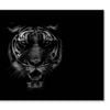 Black & White Beautiful Tiger on Black  Print 100% Australian Made 75 x 50cm  (Stretched)