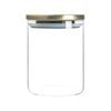 Argon Tableware Glass Storage Jar with Metal Lid - Silicone Seal - 750ml