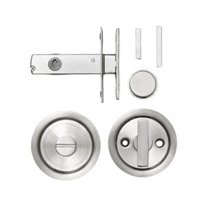 Lemaar Satin Stainless Steel Round Cavity Slider