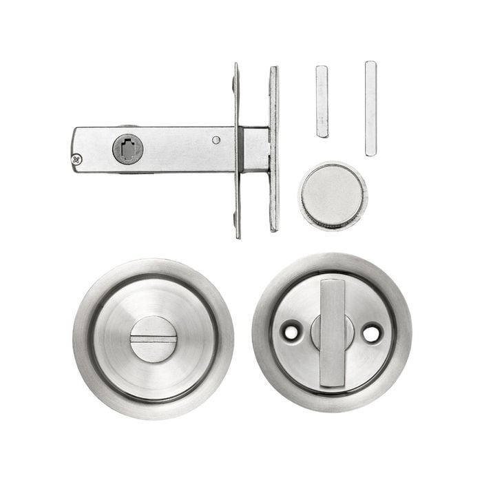 Lemaar Satin Stainless Steel Round Cavity Slider