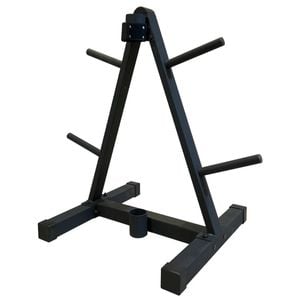 Fitness Master Weight Plate Rack A Frame Barbell Holder Home Gym Storage Stand