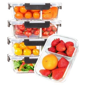 Zuni Glass Food Container With Lid Airtight Meal Pre Storage