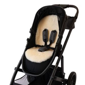 Naturally Sheepskins Natural Luxe Lambskin Pram Liner - Shorn Wool (Universal Fit)