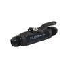 Calflow -8AN Billet Aluminium Inline Fuel Shut-off Valve with Cable Lever Black