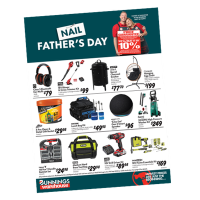 Fathers day catalogue cover.
