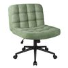 ALFORDSON Office Desk Chair Chenille Light Green