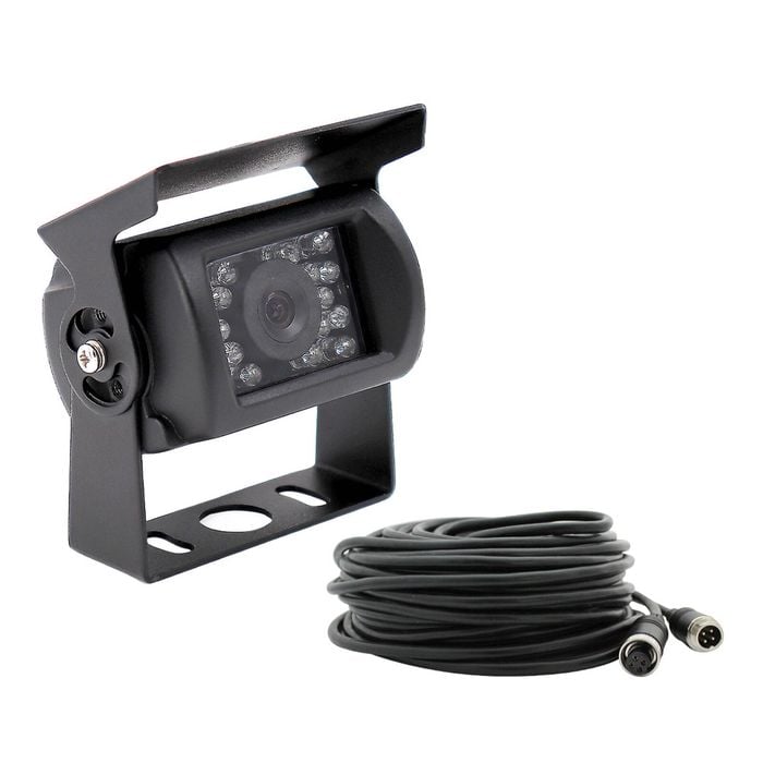 Elinz Reversing Camera Advanced 4PIN 5M Cable CCD Night Vision MIC 600TVL Car Truck Caravan