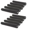 SMAI Foam Roller - Full Length - Bulk 10 Pack - Black