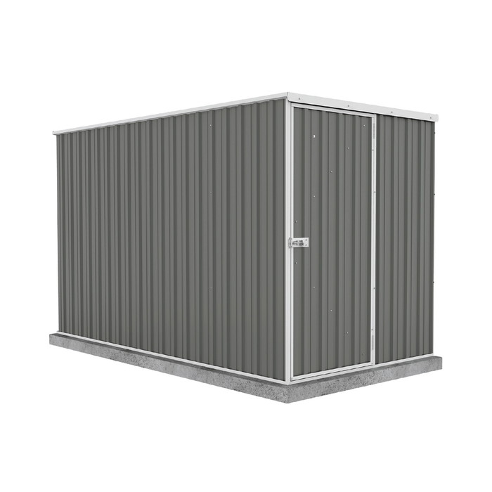 Absco Sheds 1.52 x 3.0 x 1.80m Woodland Grey Basic Single Door Garden Shed