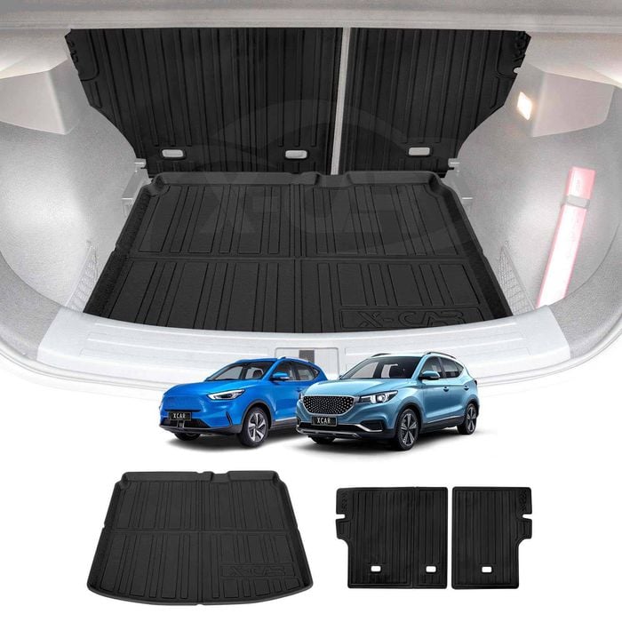3D Boot Liner Back Seat Protector Combo for MG ZS/ZST/ZS EV 2018-2024 Heavy Duty Car Kick Mats