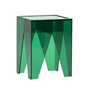 Nordhavn Modern Acrylic Bedside Table Green