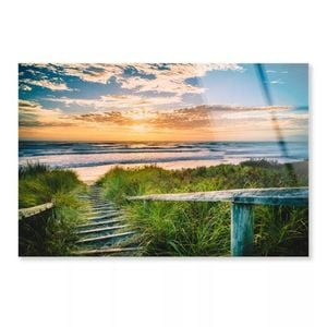 Beach Sunset in Church  Print 100% Australian Made 90 x 60cm  (Acrylic)