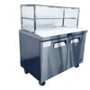 Atosa 2 Door Sandwich Bar With Glass Canopy 1225mm Msf8302g