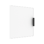 Lugna 512 x 450 x 16mm White Left Hand Door