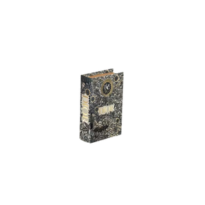 Elegant Collections CD Small Celestial Faux Book Storage Decorative Box