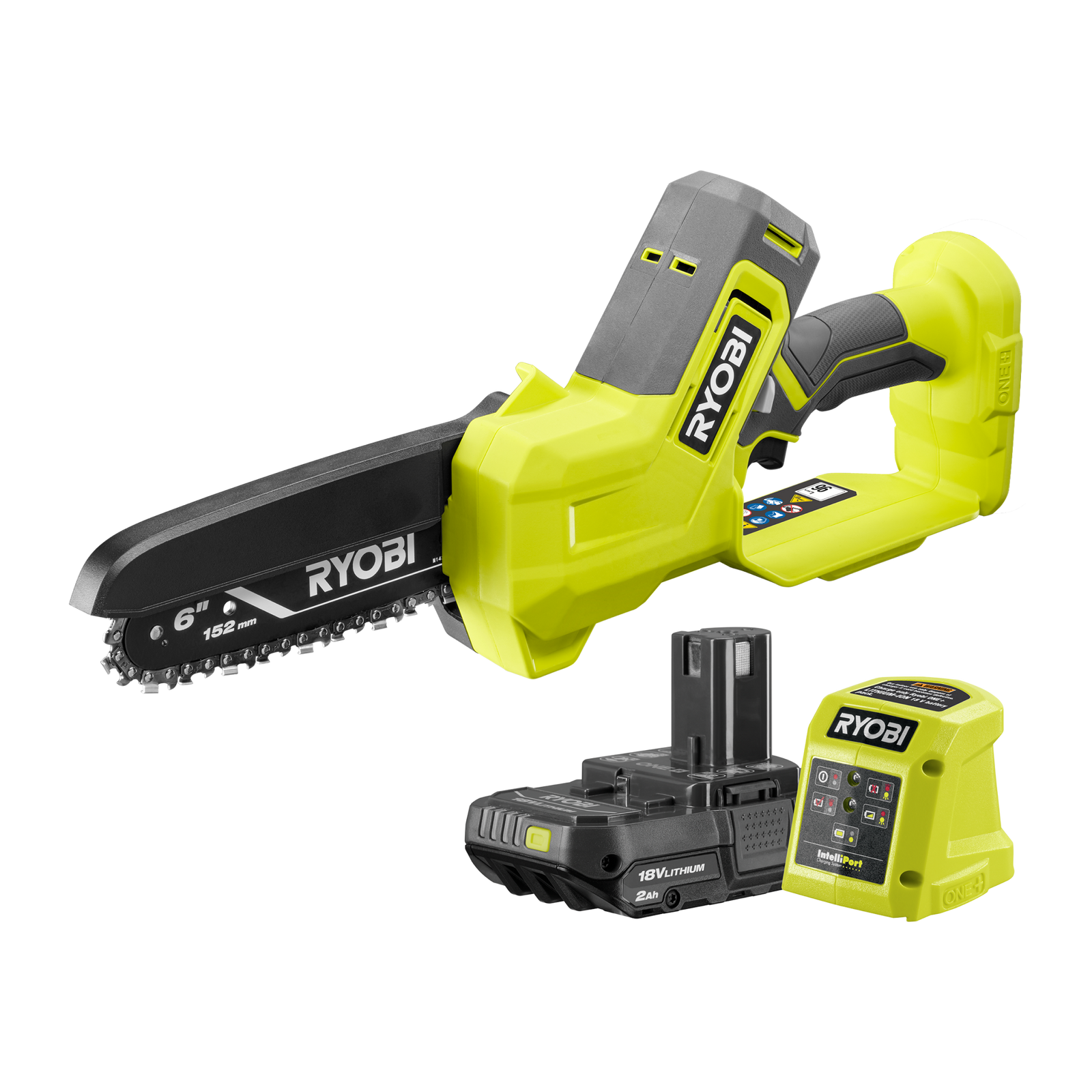 Ryobi One+ Bunnings Ryobi Brushless Chainsaw RYOBI Battery-powered