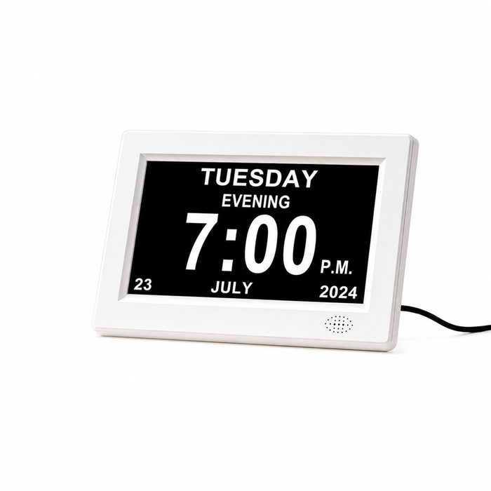 Provecta 8 Inch Led Digital Calendar Clock Dementia Friendly Display