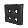Melro Tanks 2000L Black Slimline 2008 Poly Water Tank