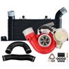 GEN1 High Flow Turbo Charger With 64mm Intercooler & Hoses For Mitsubishi Pajero NM / NP 4M41 3.2L 2000-2006