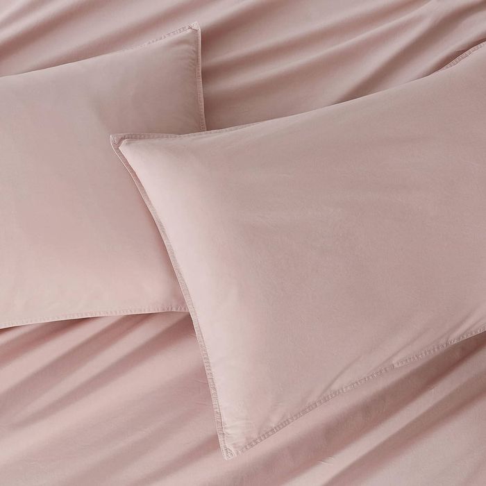 Gioia Casa Vintage Washed 100% Cotton Standard Pillowcase 2 Pcs - Pink