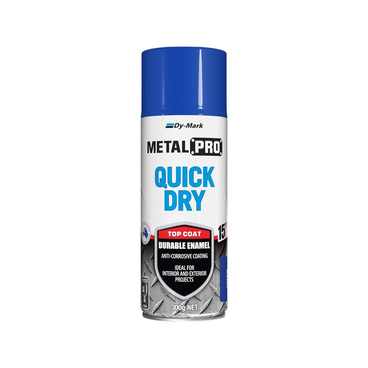 Dy-Mark 300g Gloss MetalPro Quick Dry - Blue - Bunnings Australia