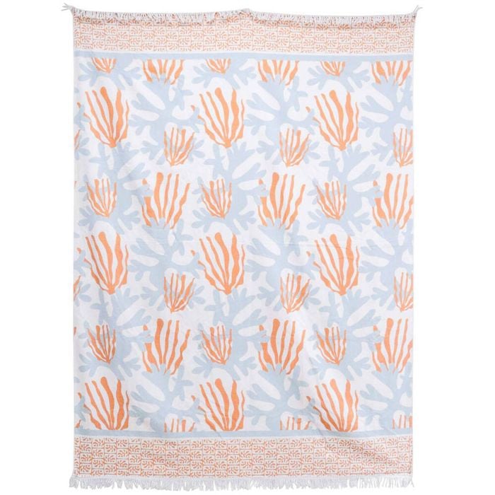 LVD Microfibre XL Soft Absorbent Outdoor Travel Beach Towel 150x200cm Coral