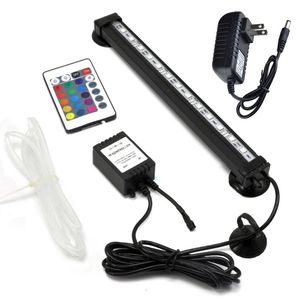 LED Aquarium Lights Submersible Air Bubble RGB Light for Fish Tank Underwater 88 CM