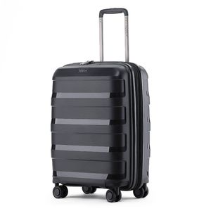 Tosca Comet 40L 20" Hard Case Onboard CarryOn Travel Suitcase Luggage Black