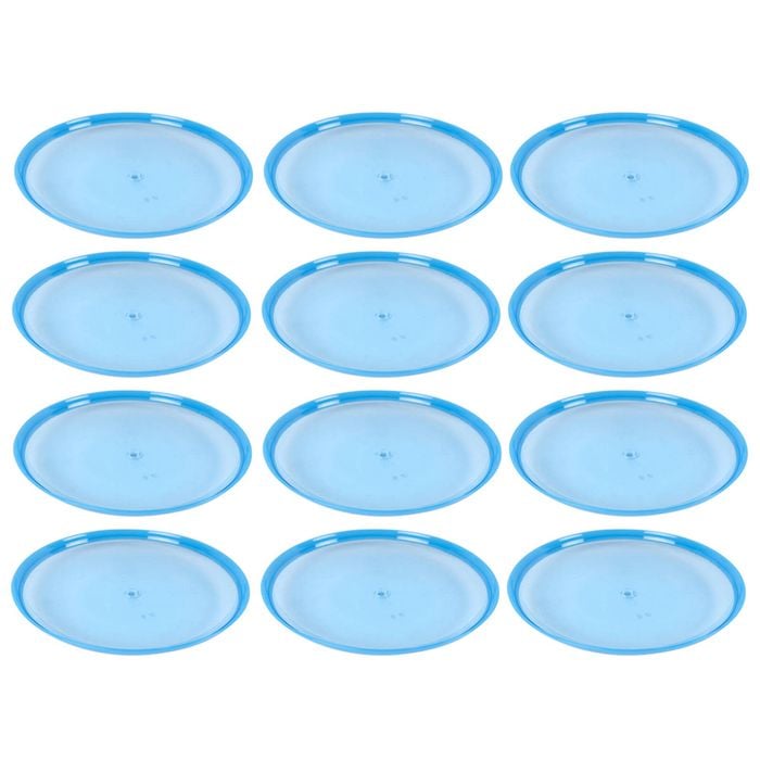 12PK Urban Kitchen Large Plate Two-Tone Blue 27cm Stylish Design 27cm